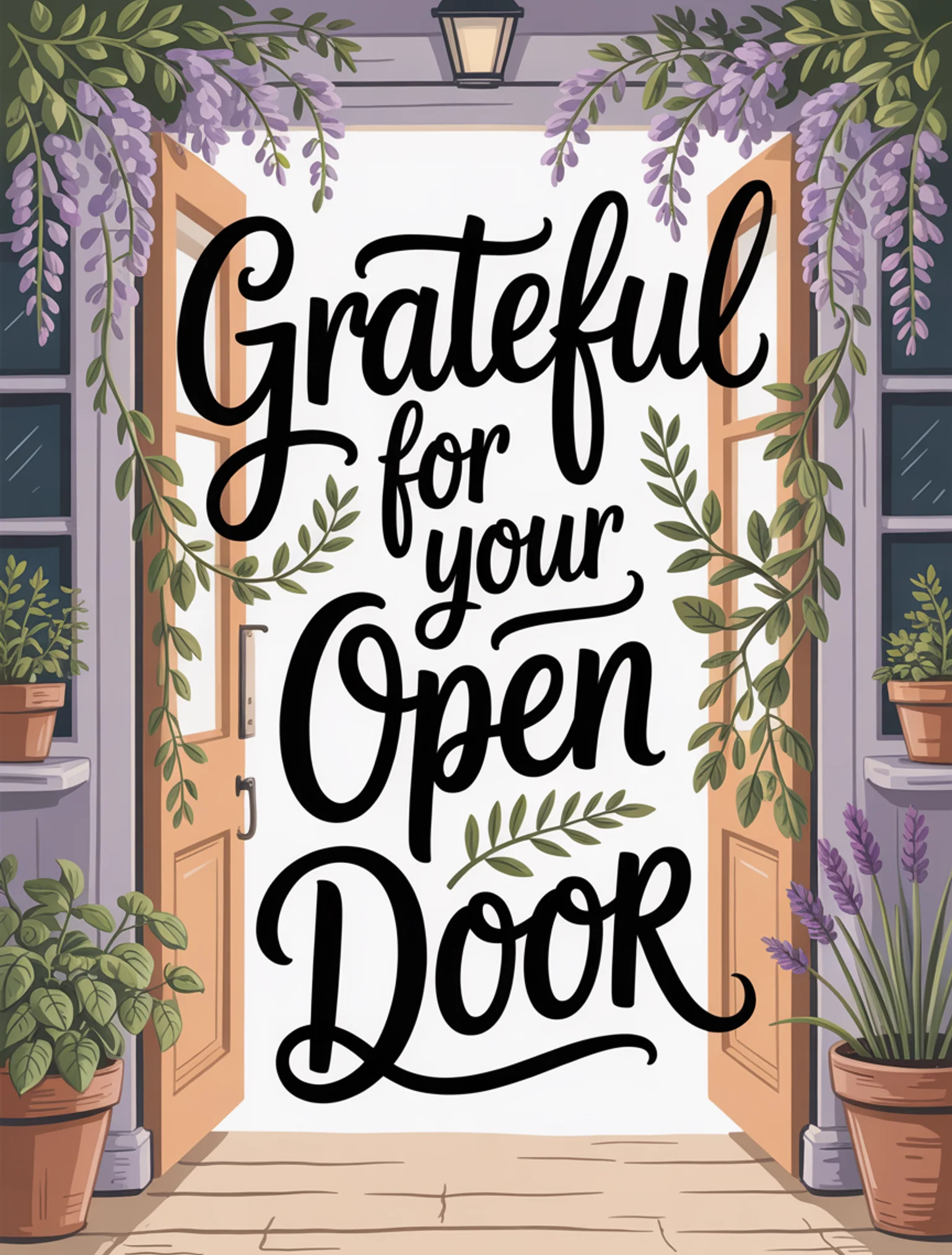 Grateful for Your Open Door