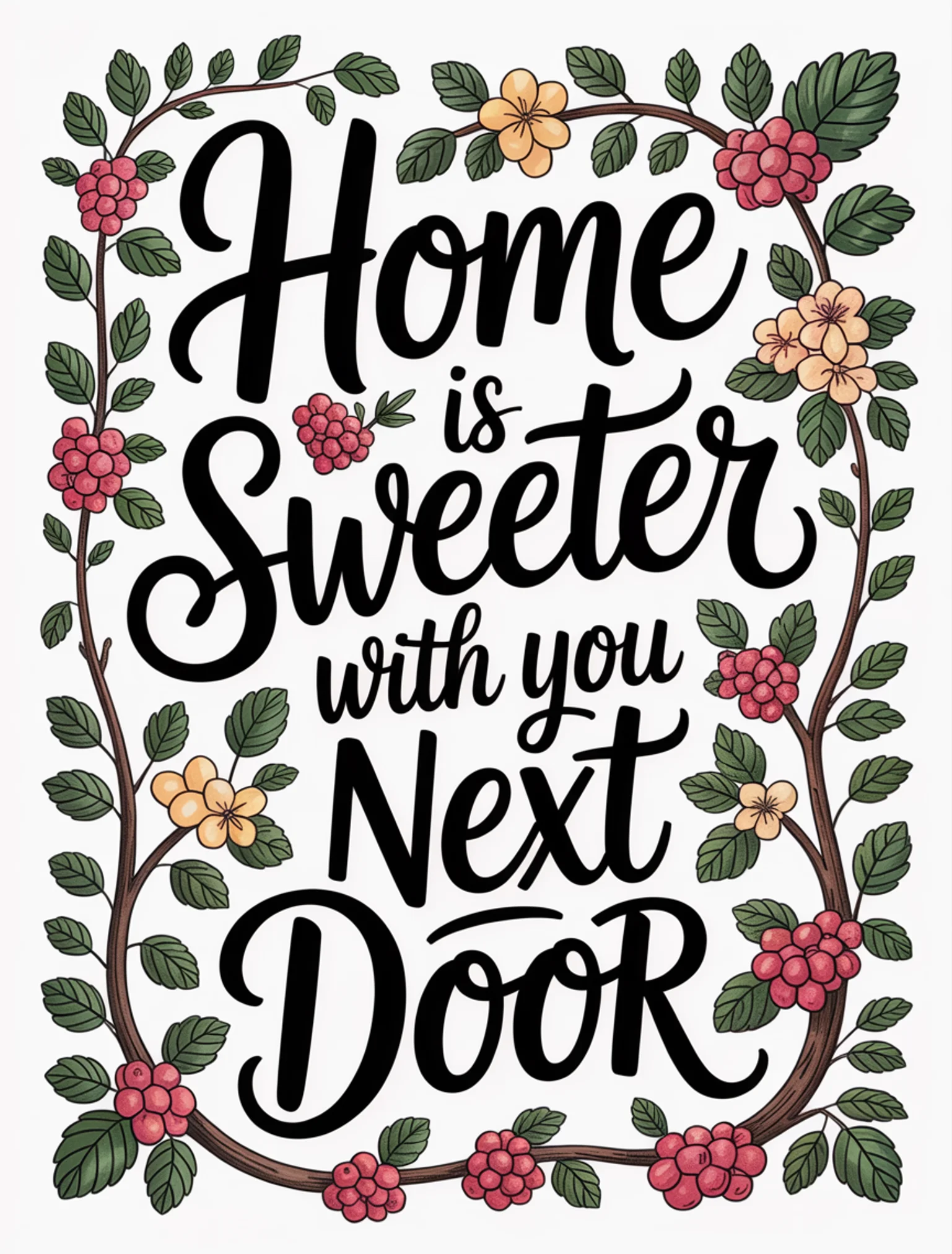 Home Is Sweeter With You Next Door