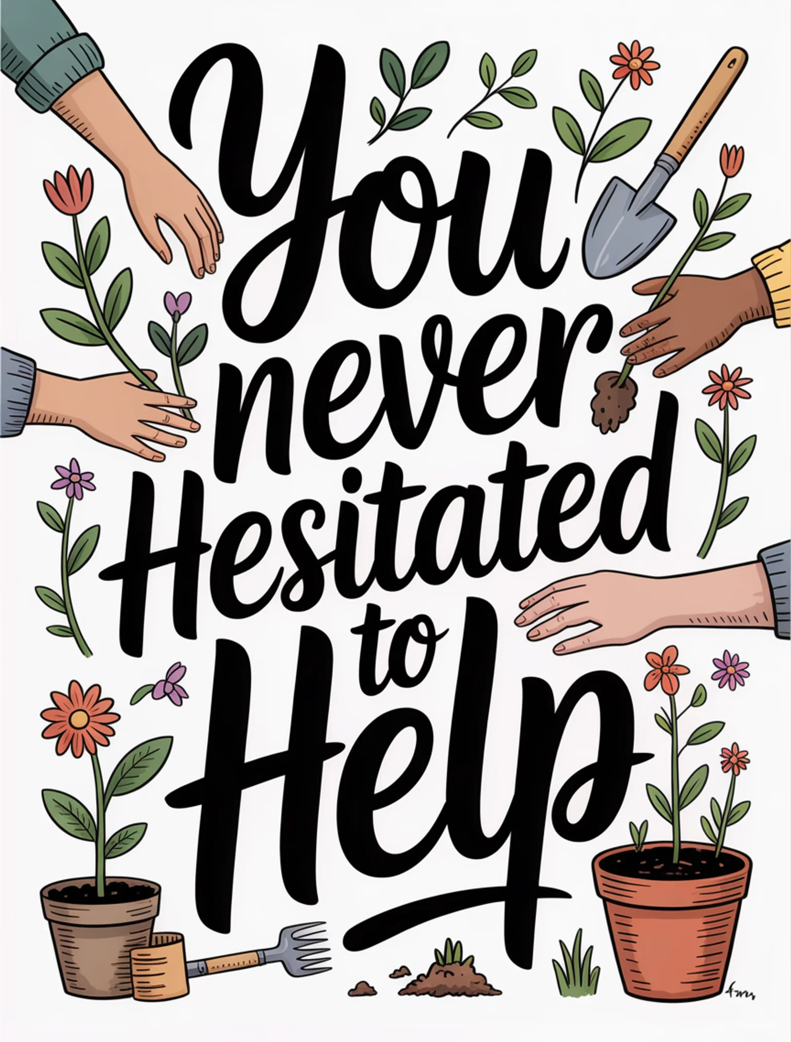You Never Hesitated to Help