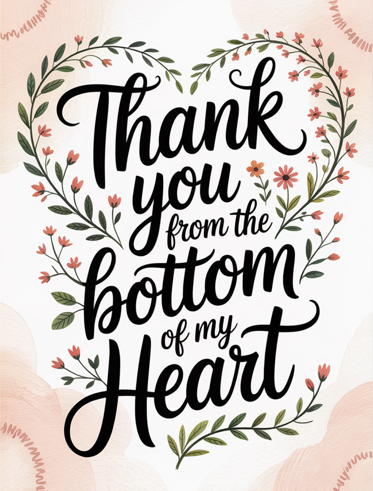 Thank You from the Bottom of My Heart