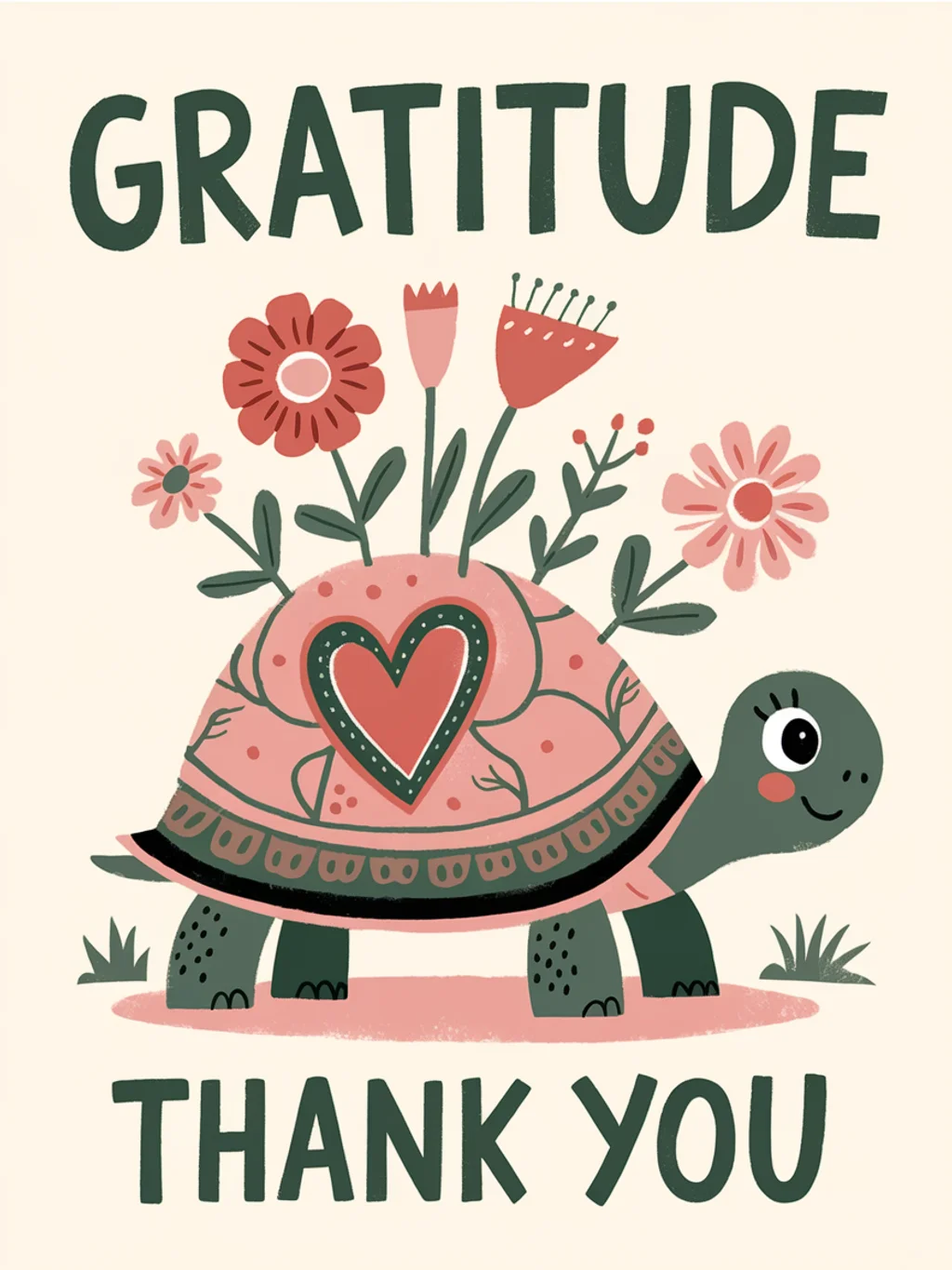 Turtle Shell Thank You