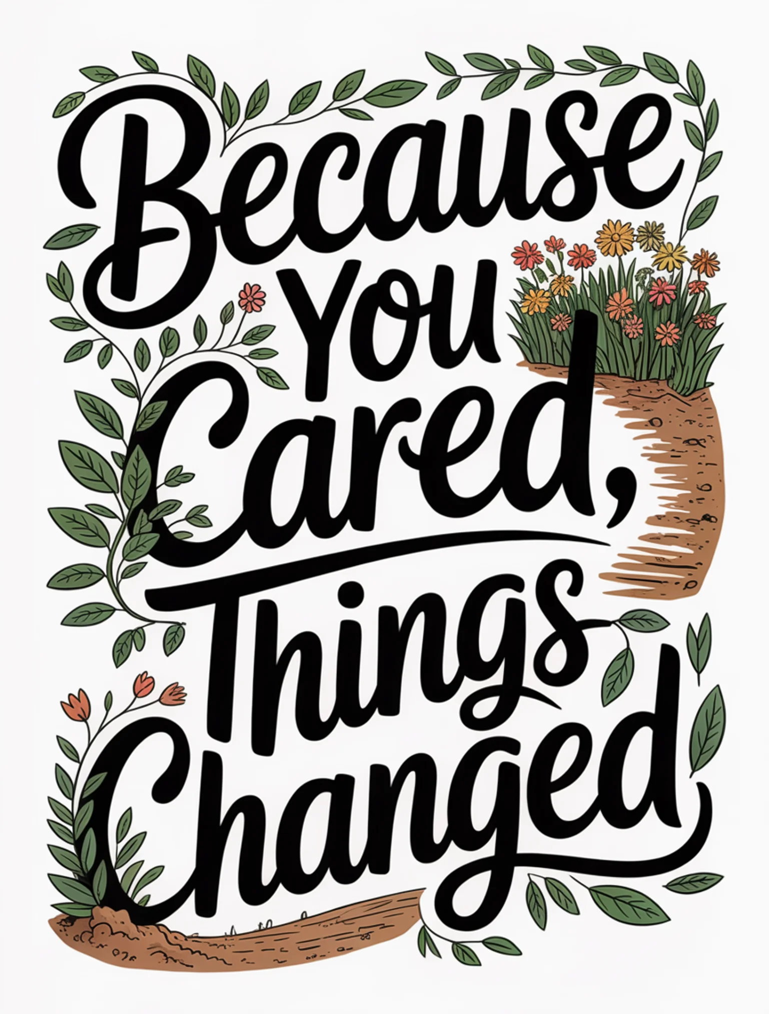 Because You Cared, Things Changed