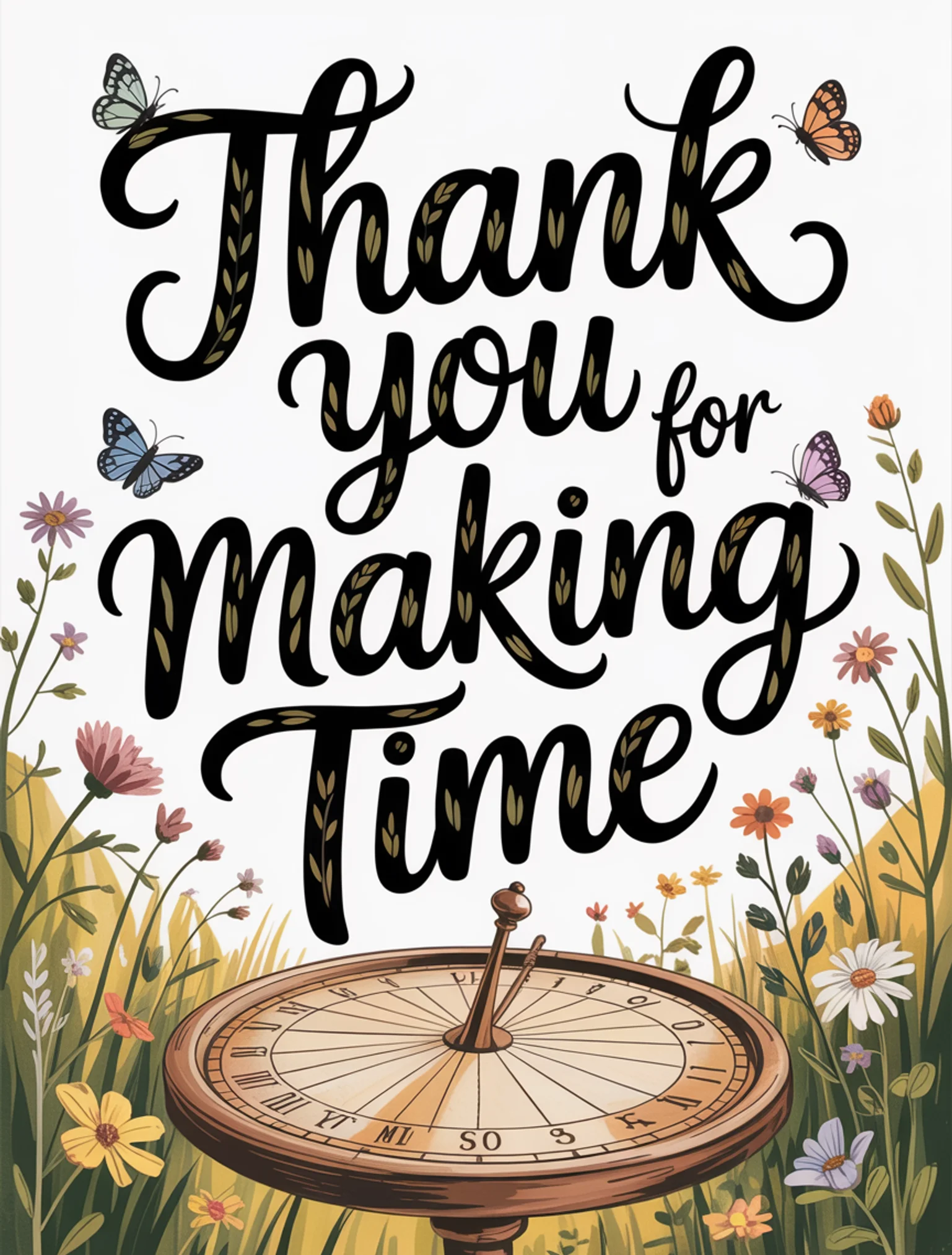 Thank You for Making Time