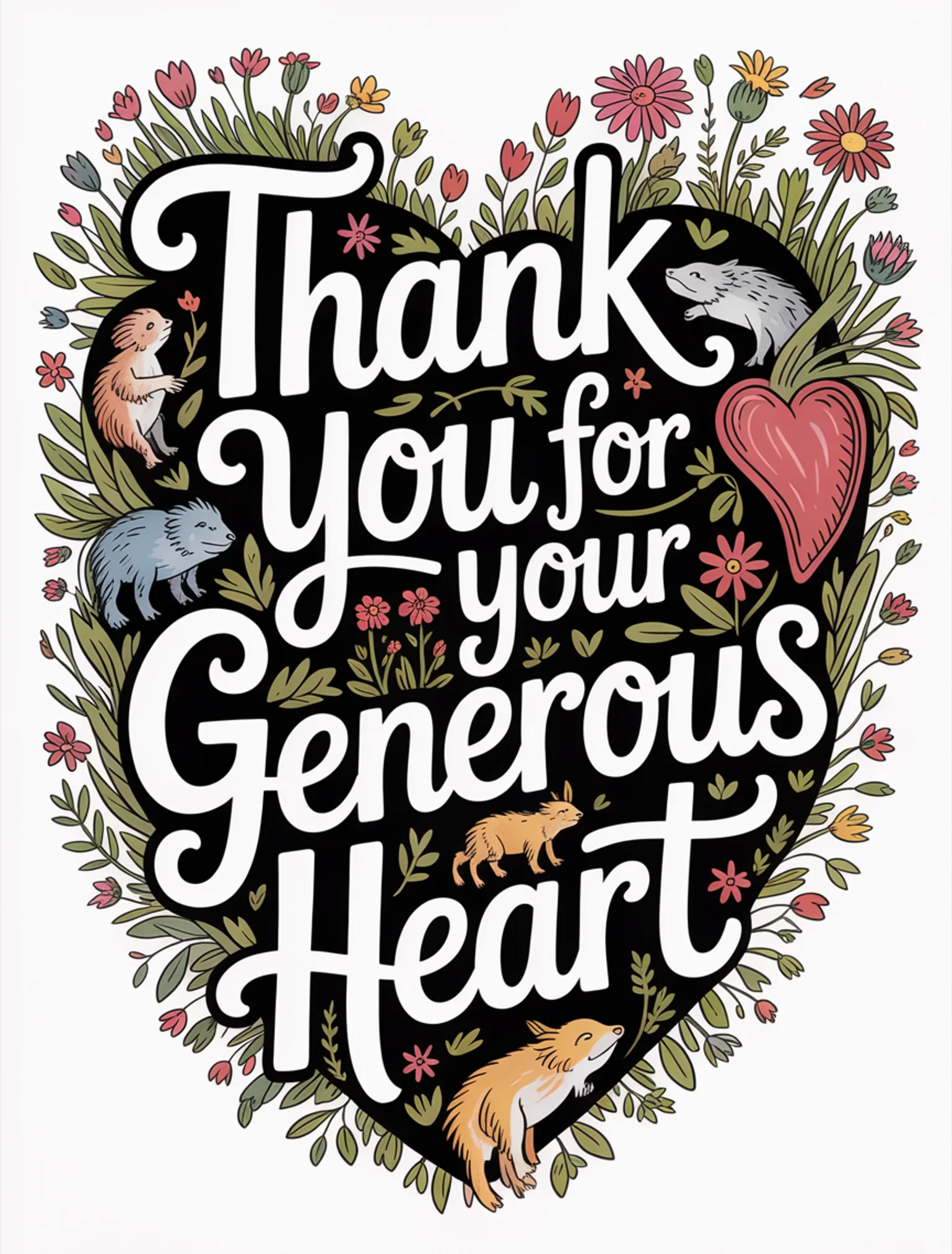 Thank You for Your Generous Heart