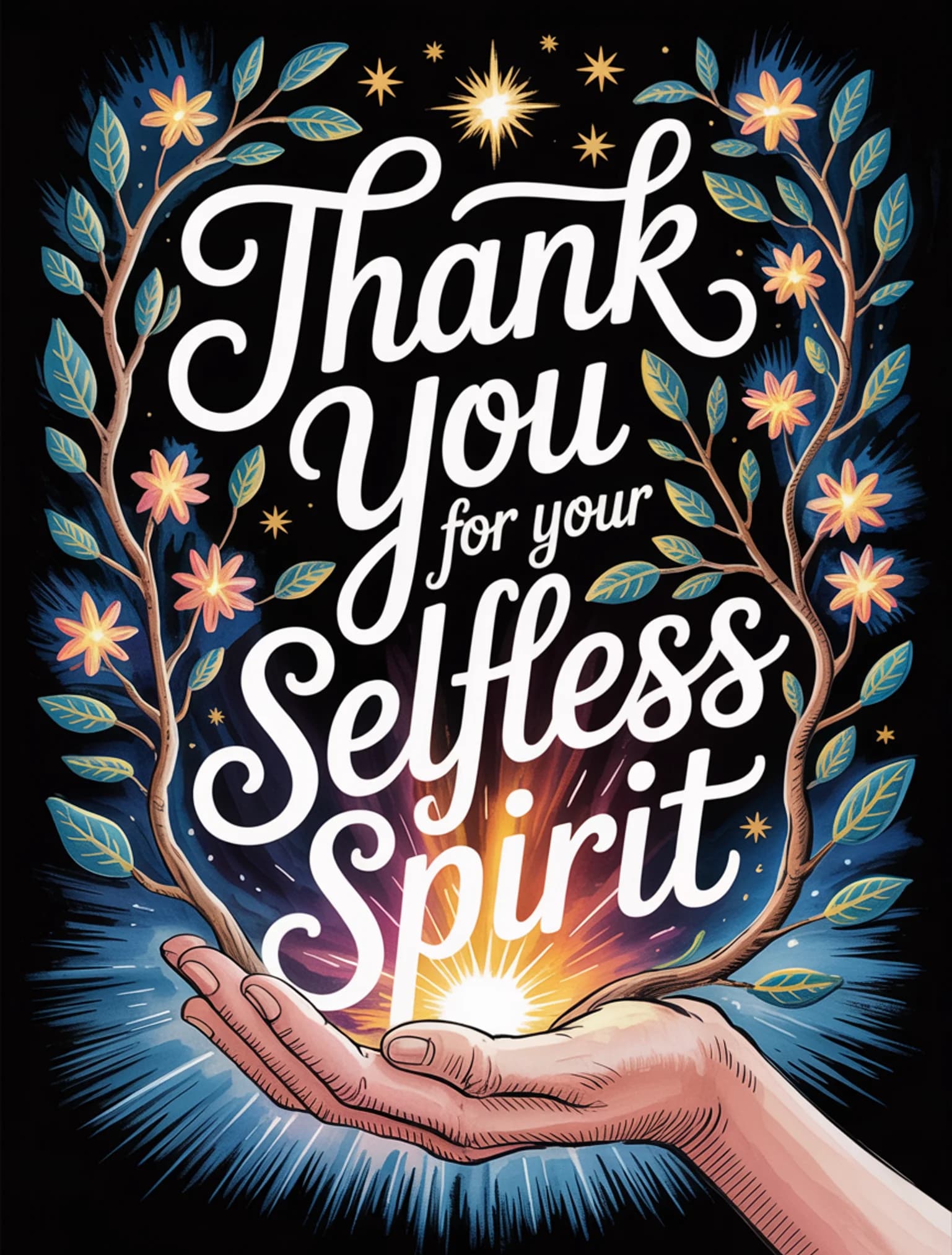 Thank You for Your Selfless Spirit