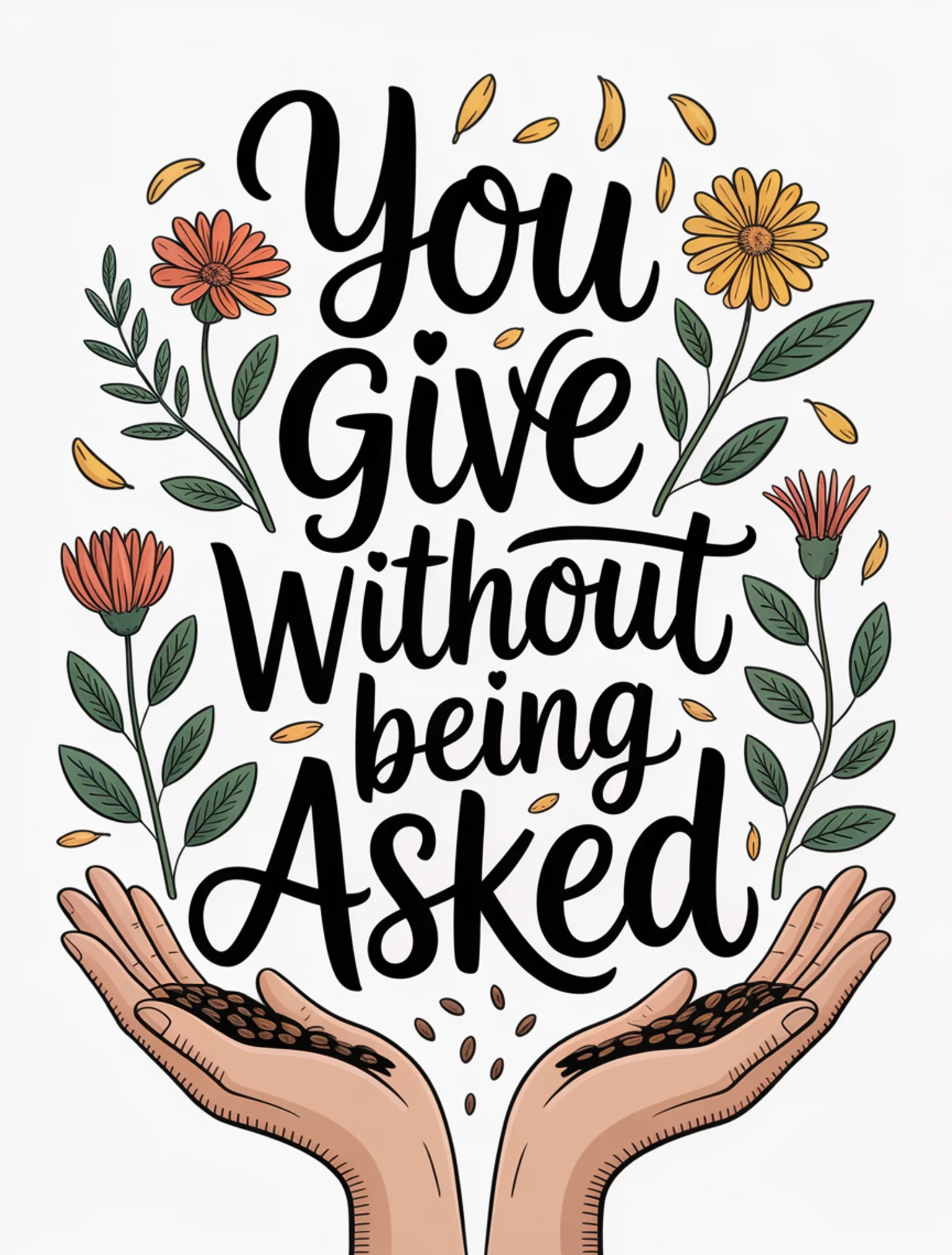 You Give Without Being Asked