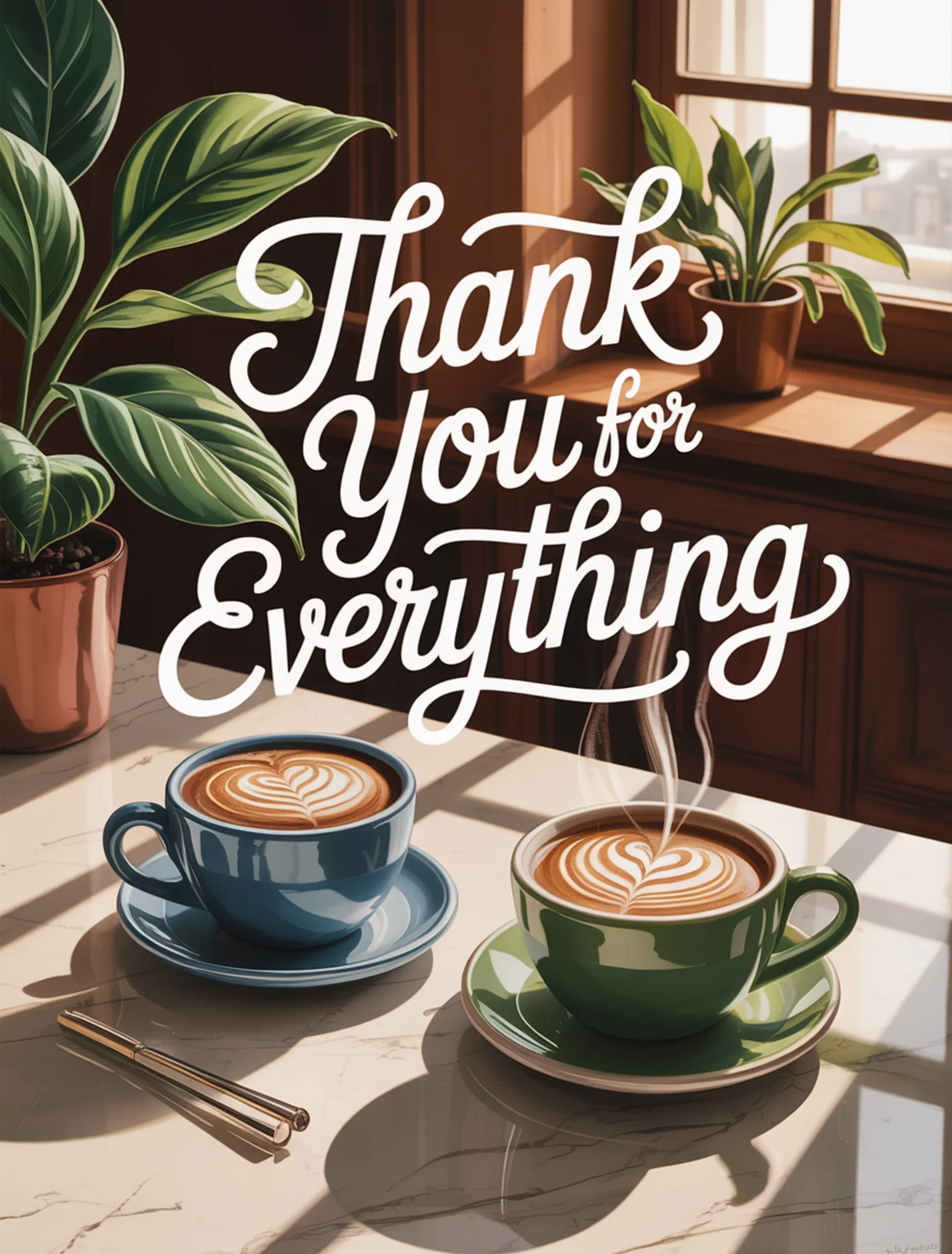 Thanks Over Coffee