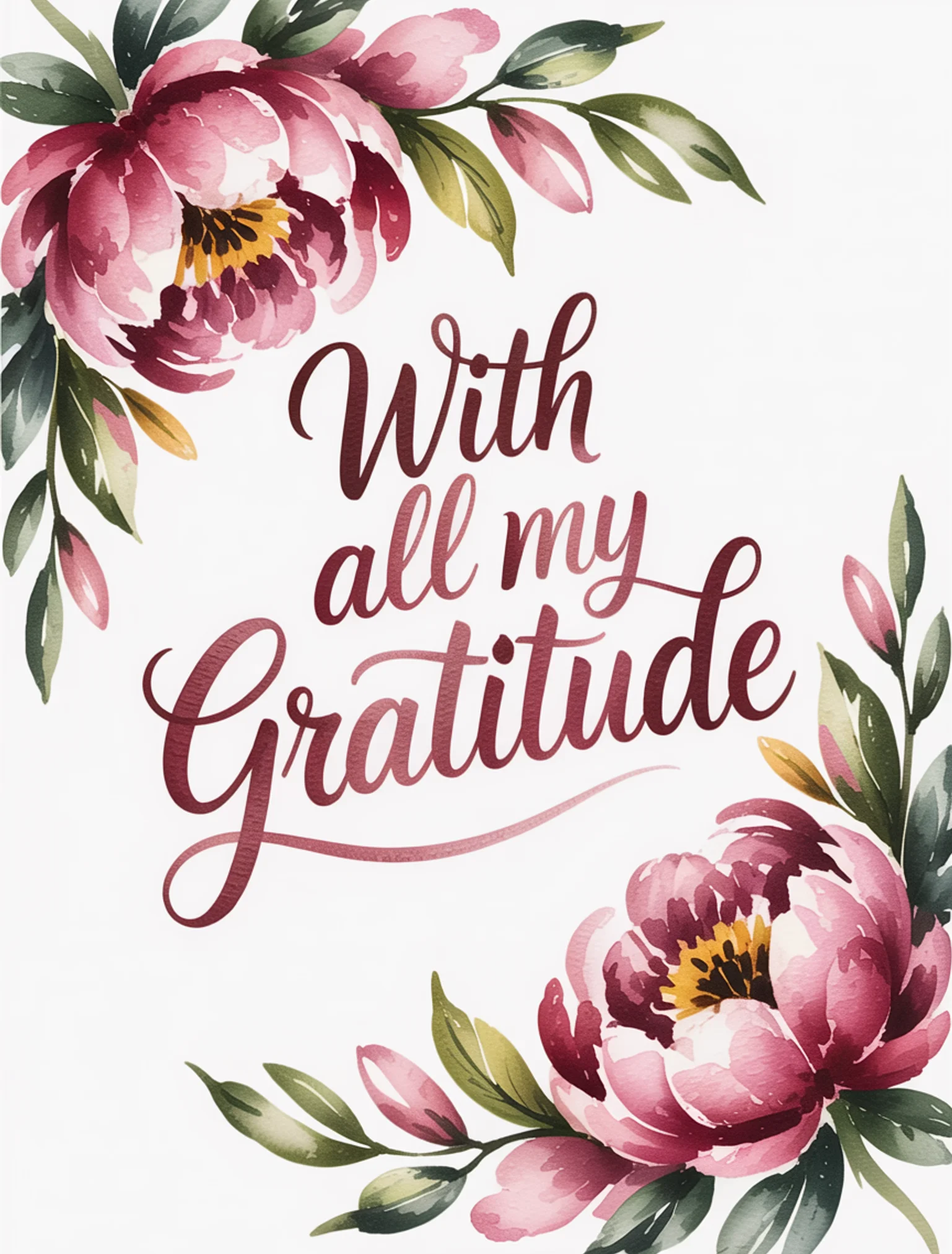 With All My Gratitude