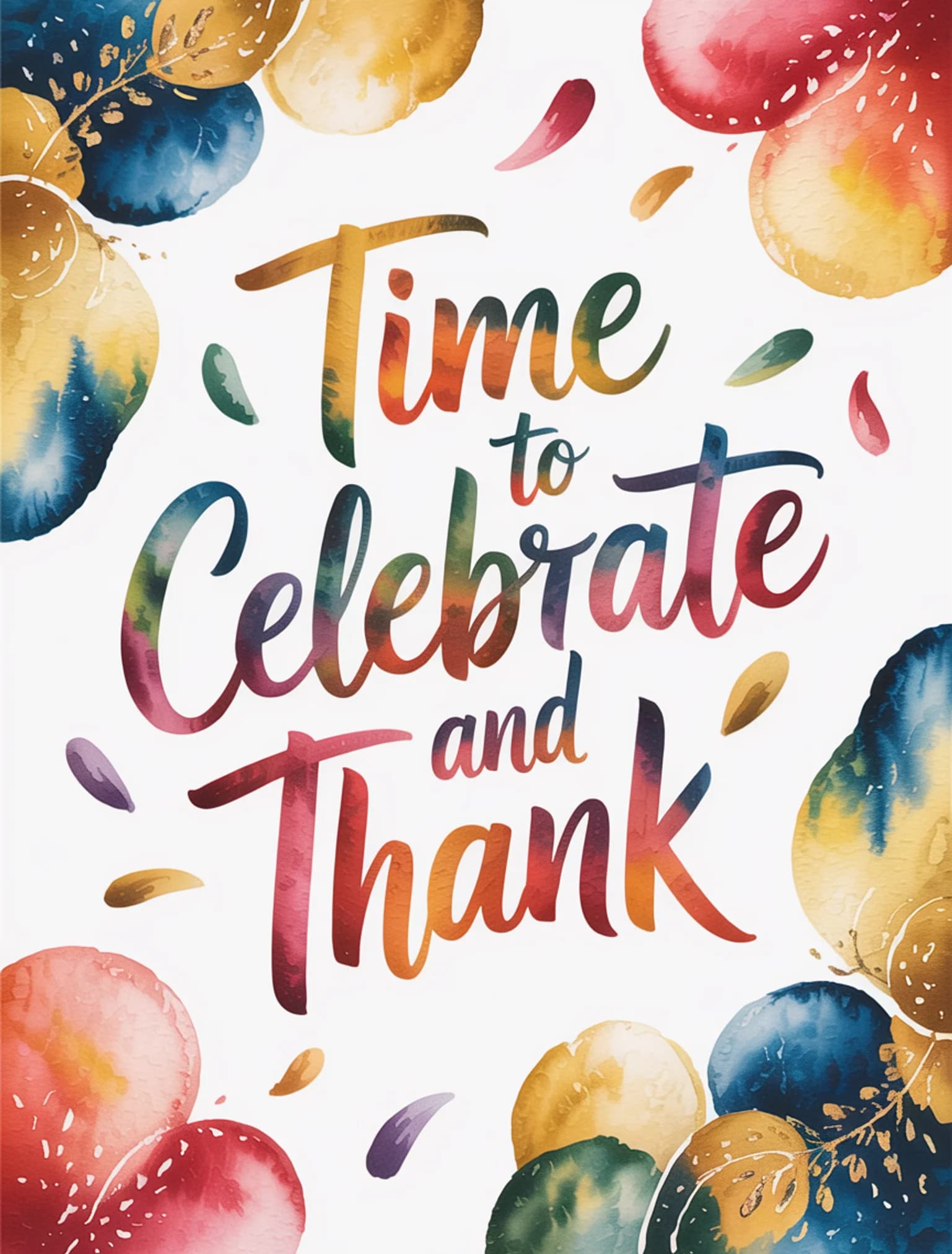 Celebrate and Give Thanks