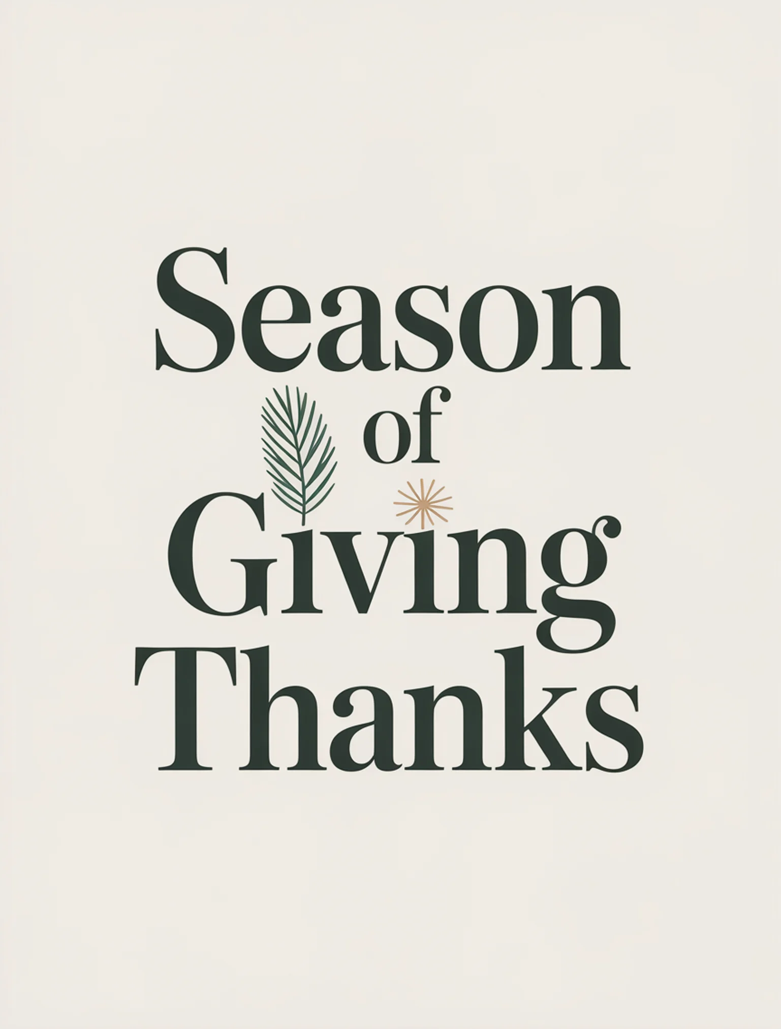 Season of Giving Thanks