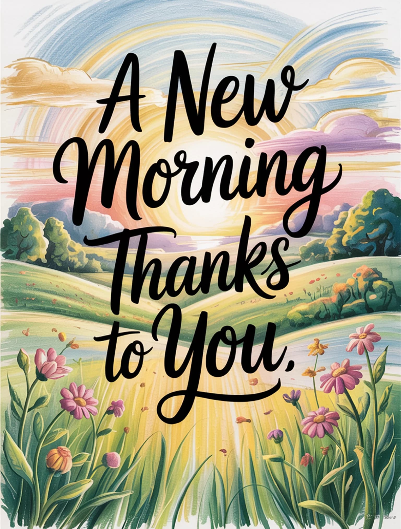 New Morning Thanks to You