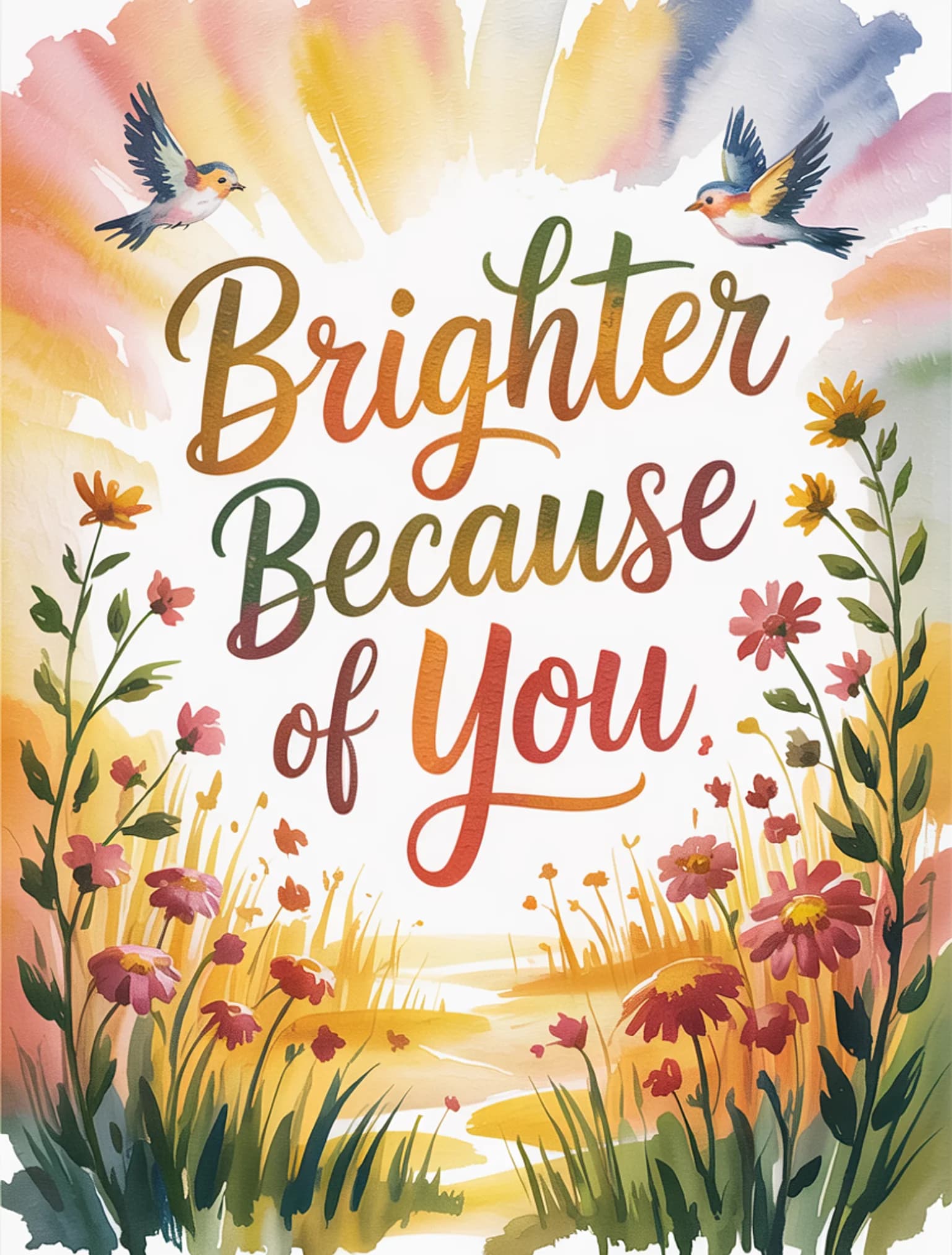 Brighter Because of You
