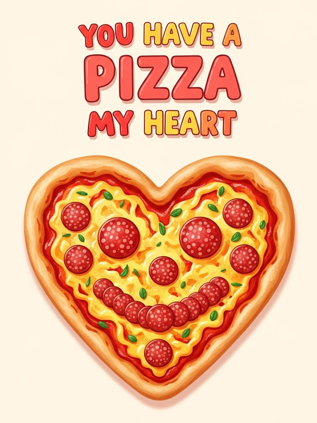 Pizza My Heart Valentine