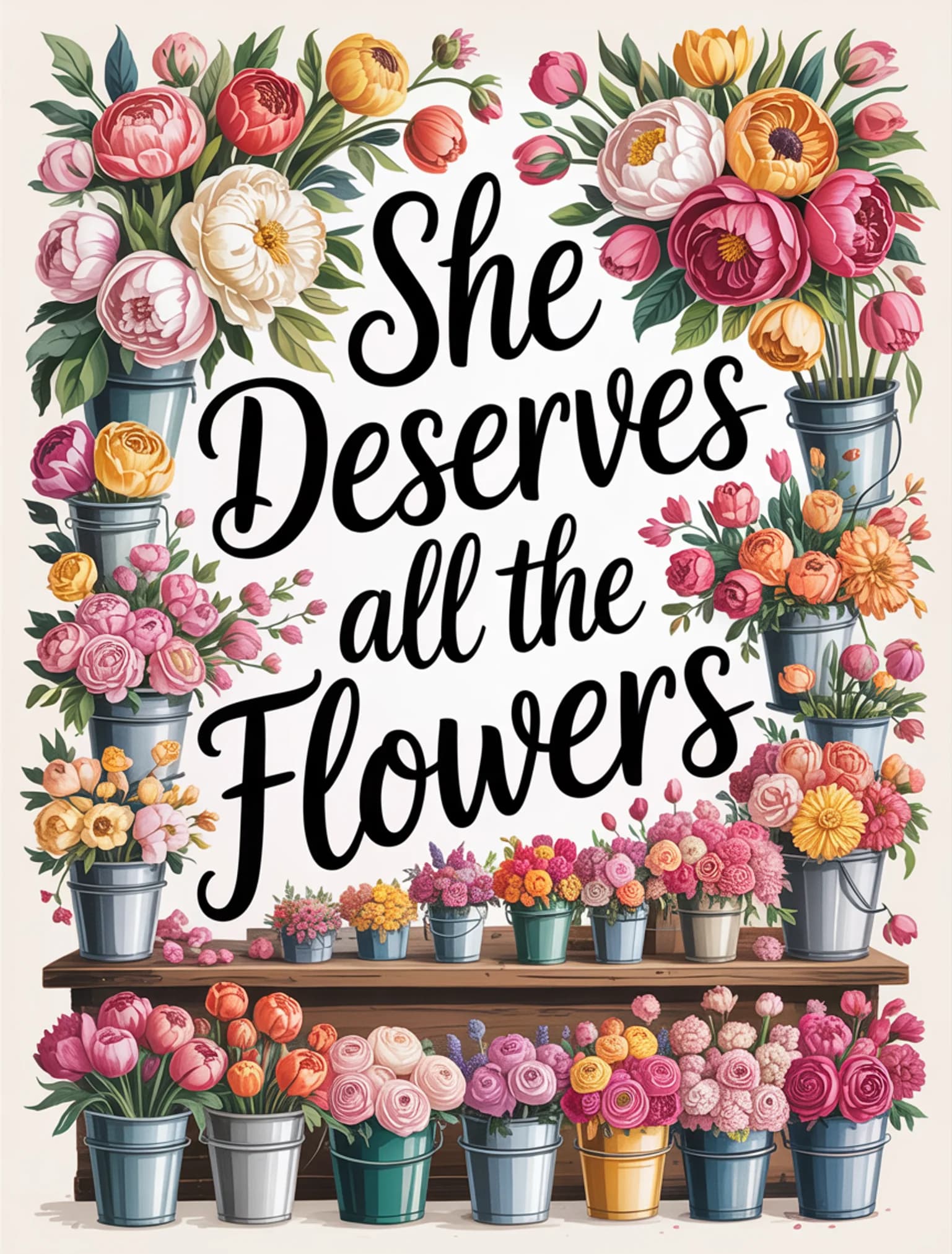 Flower Market Morning