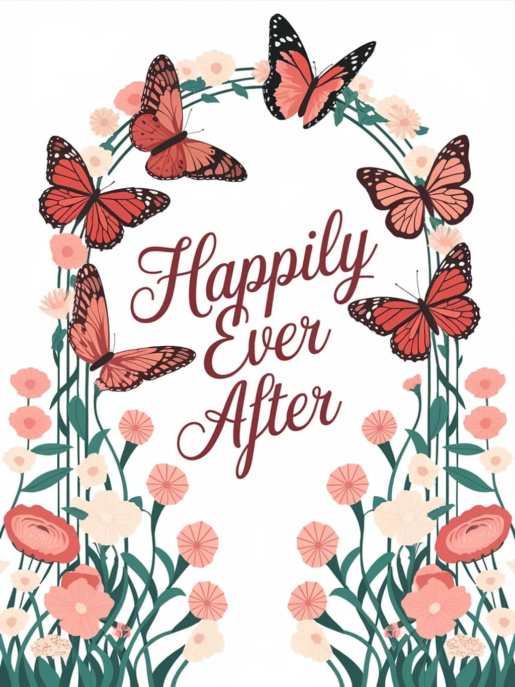 Butterflies Wedding Arch