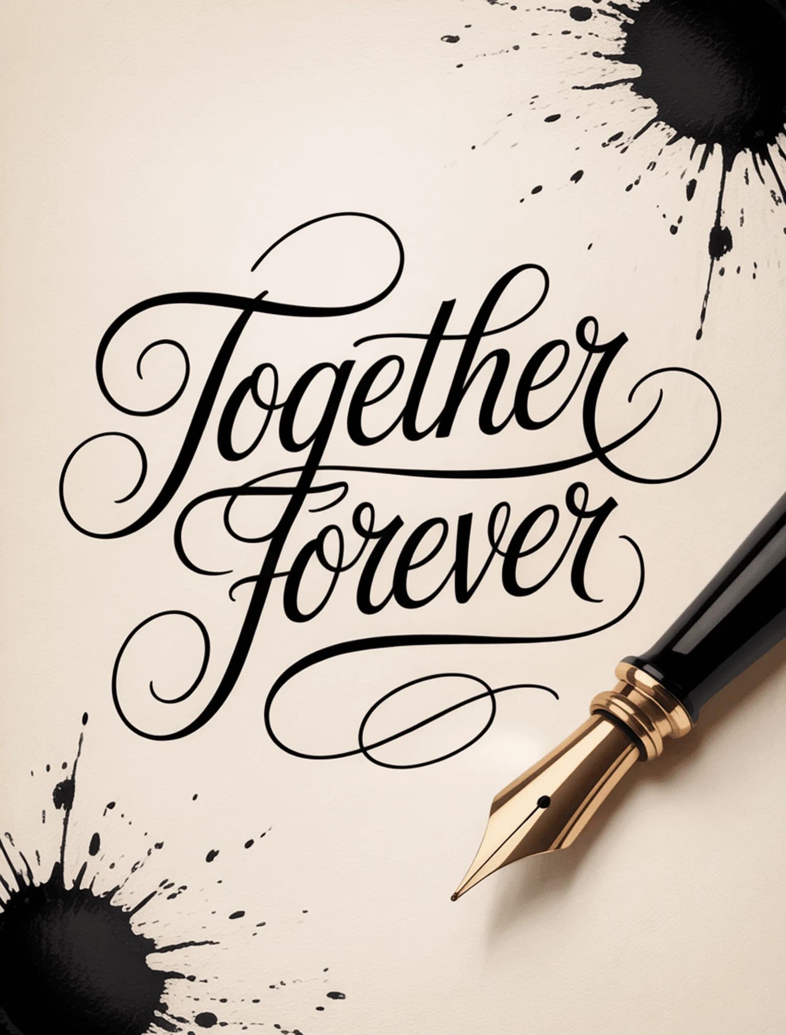 Calligraphy Vows