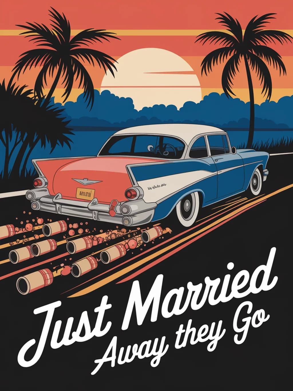 Just Married Car