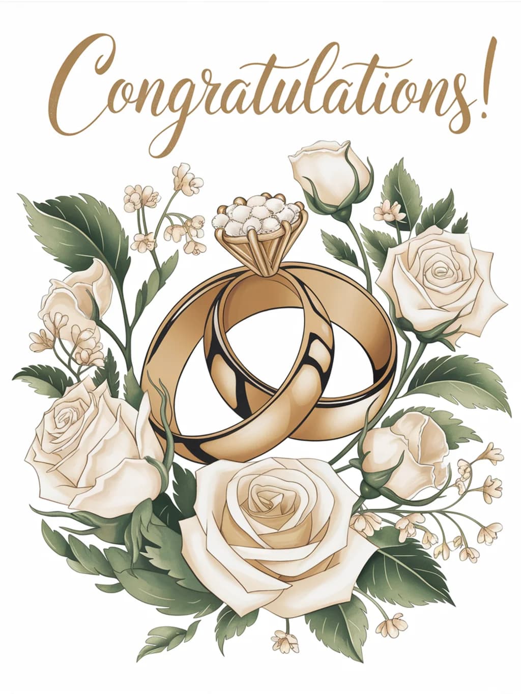 Congratulations Wedding Rings