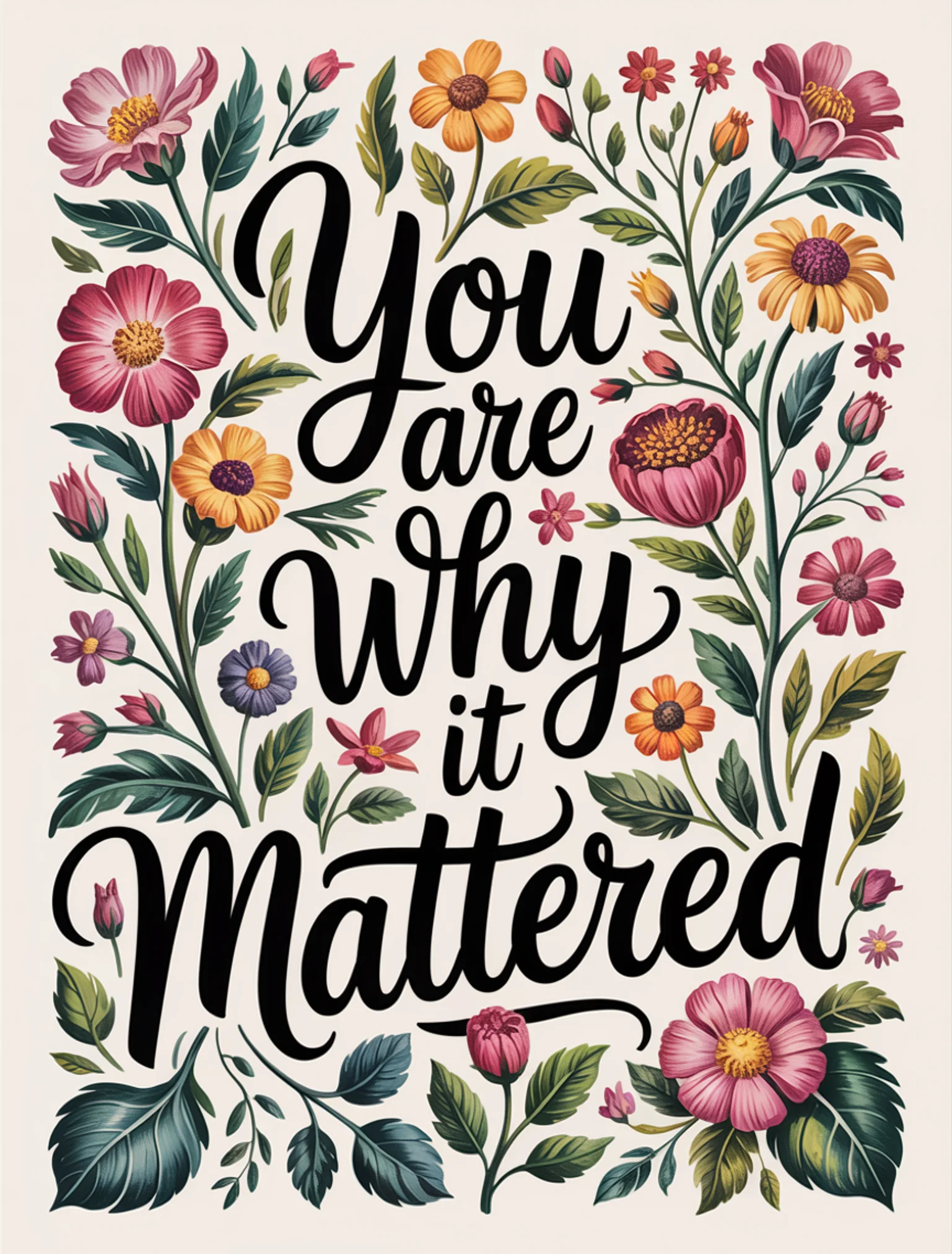 You Are Why It Mattered