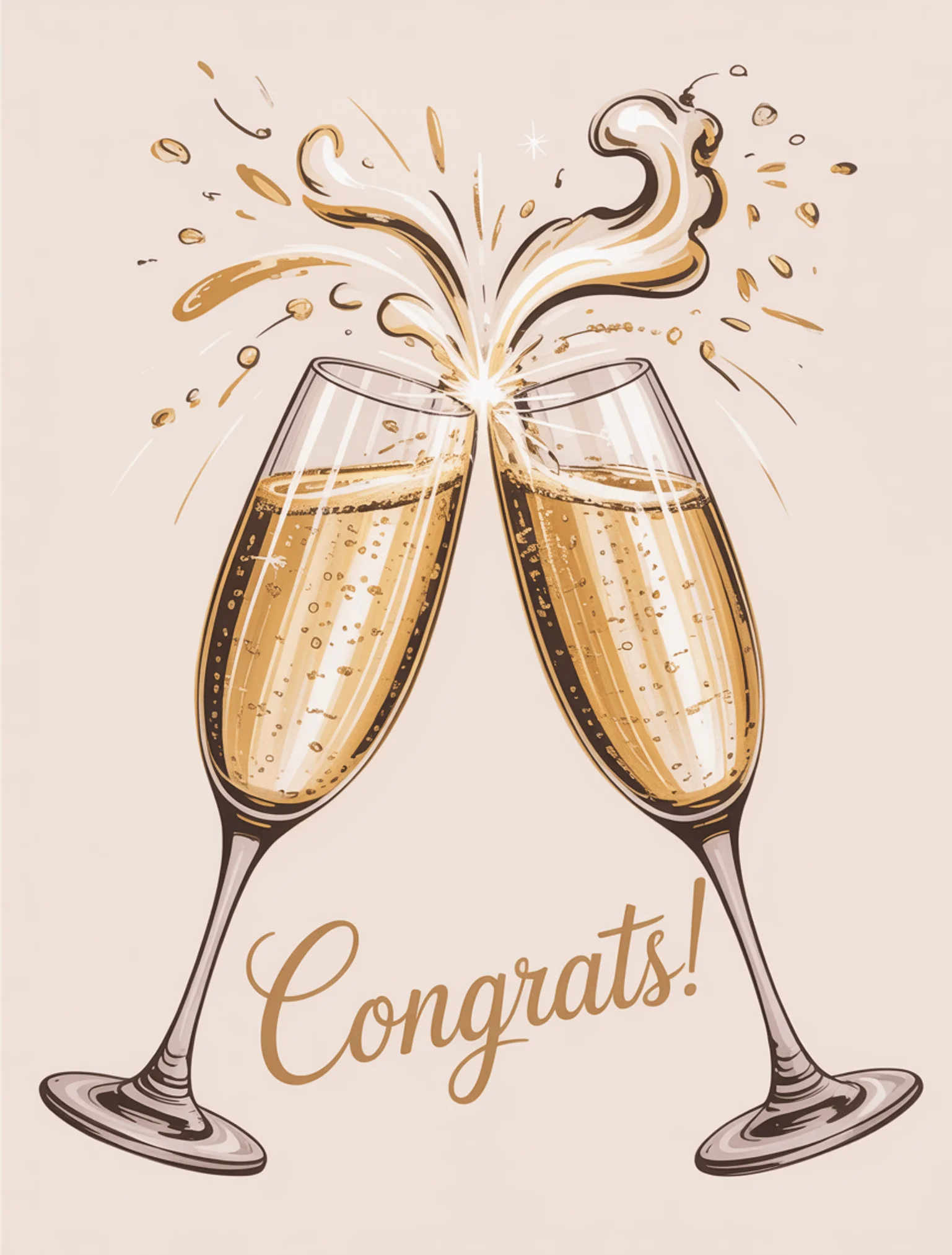 Champagne Toast Gold