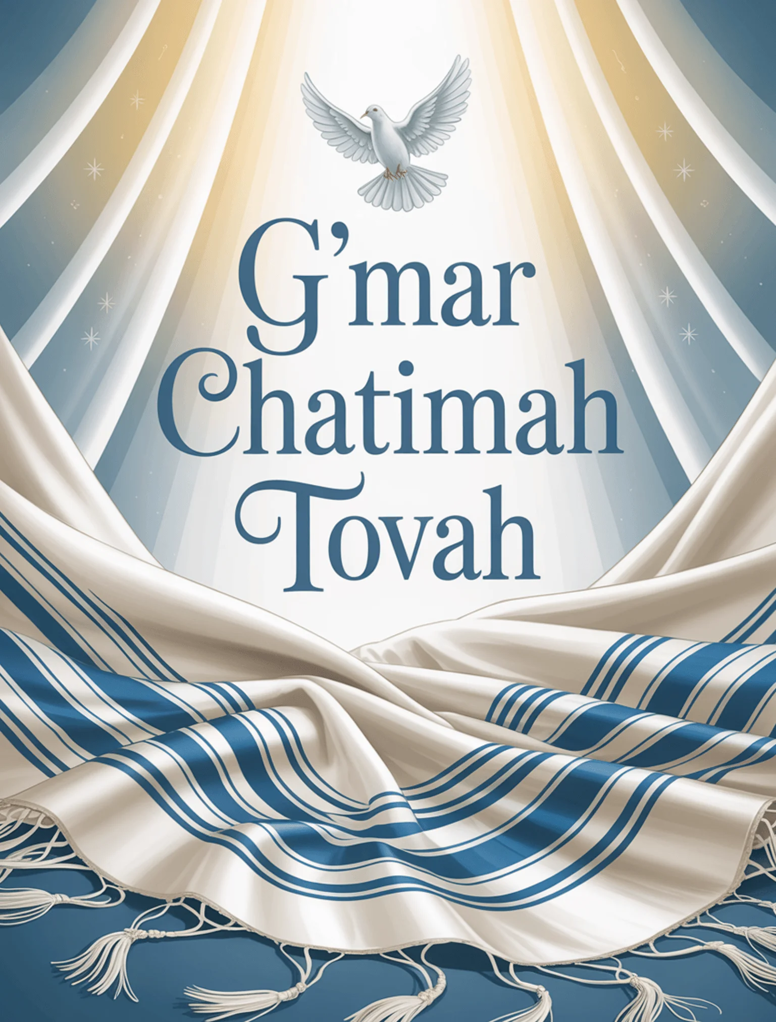 White Tallit Serenity