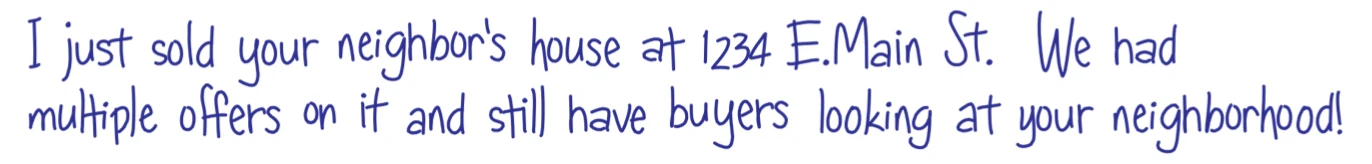 London handwriting sample